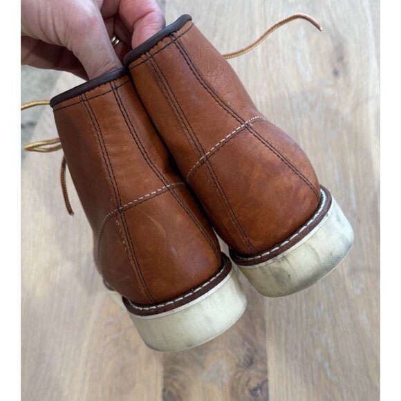 $345 Red Wing Moc 6” Women’s Lace Up Boots Shoes Brown Leather Shoes 9 40 3374 - Picture 6 of 6